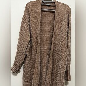 Torrid Brown Ribbed Women's Cardigan